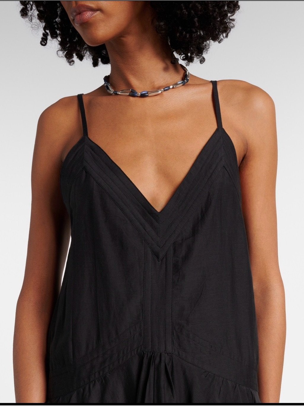 Isabel Marant Etoile Danielle Dress In Black Cotton Dress -
